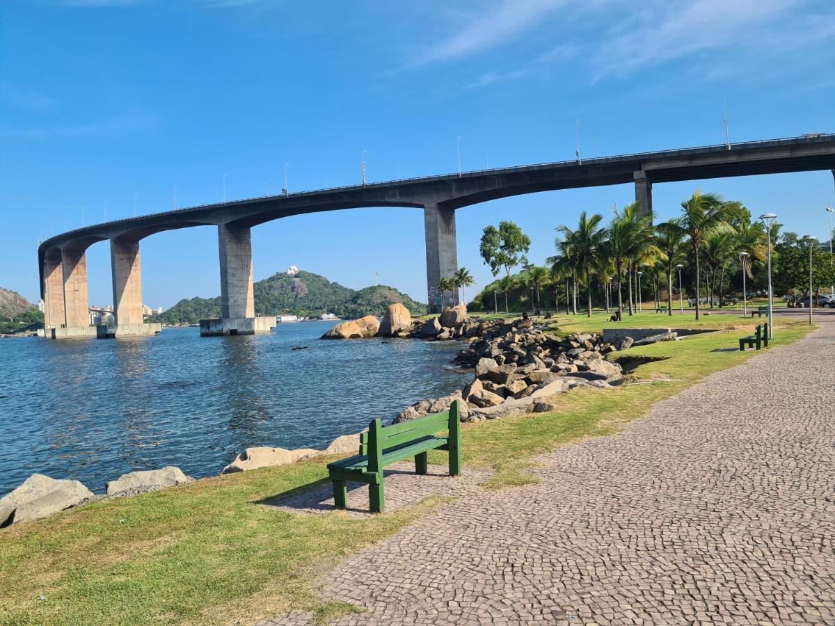 Flat Pasárgada 712, Free Bikes, pé na praia Vila Velha  Exterior foto