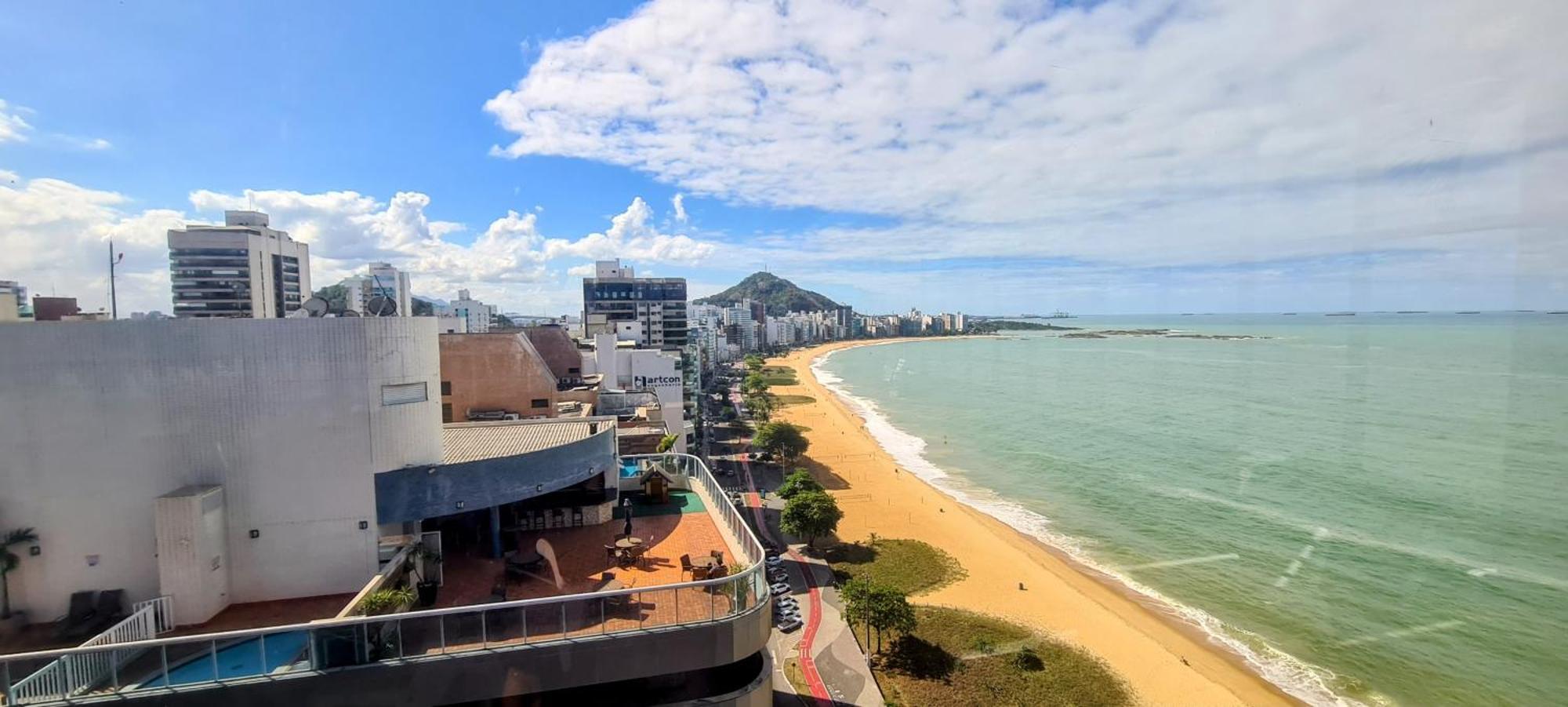 Flat Pasárgada 712, Free Bikes, pé na praia Vila Velha  Exterior foto