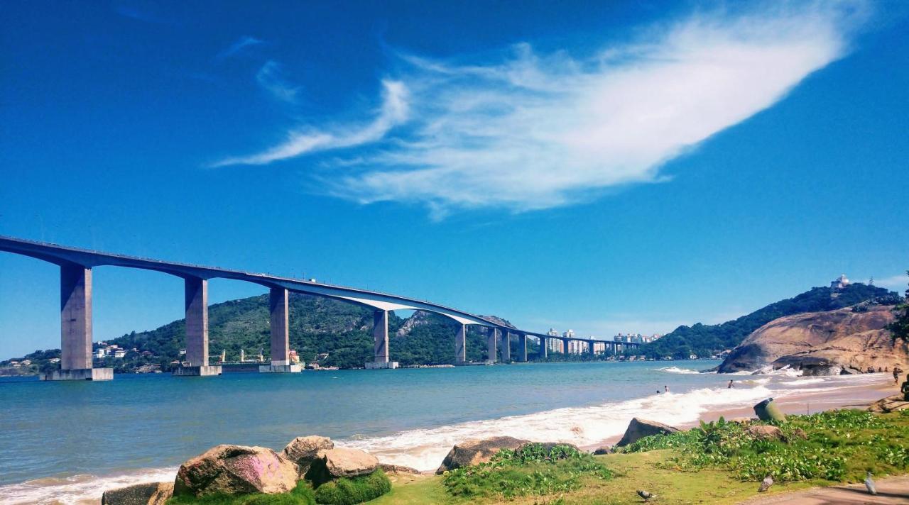 Flat Pasárgada 712, Free Bikes, pé na praia Vila Velha  Exterior foto